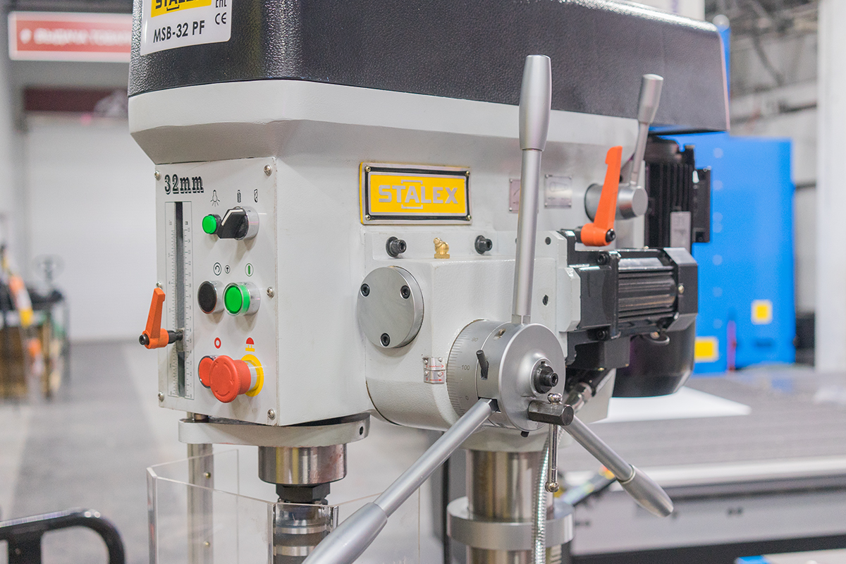 Сверлильно-резьбонарезной станок с автоподачей STALEX MSB-32PF — изображение 4